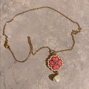Gorgeous Upcycled Pink Fashion Necklace